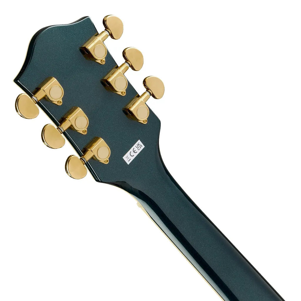 Gretsch Limited Edition G2420TG Streamliner Hollow Body with Bigsby Electric Guitar Laurel Fingerboard BroadTron BT-3S Pickups Cadillac Green