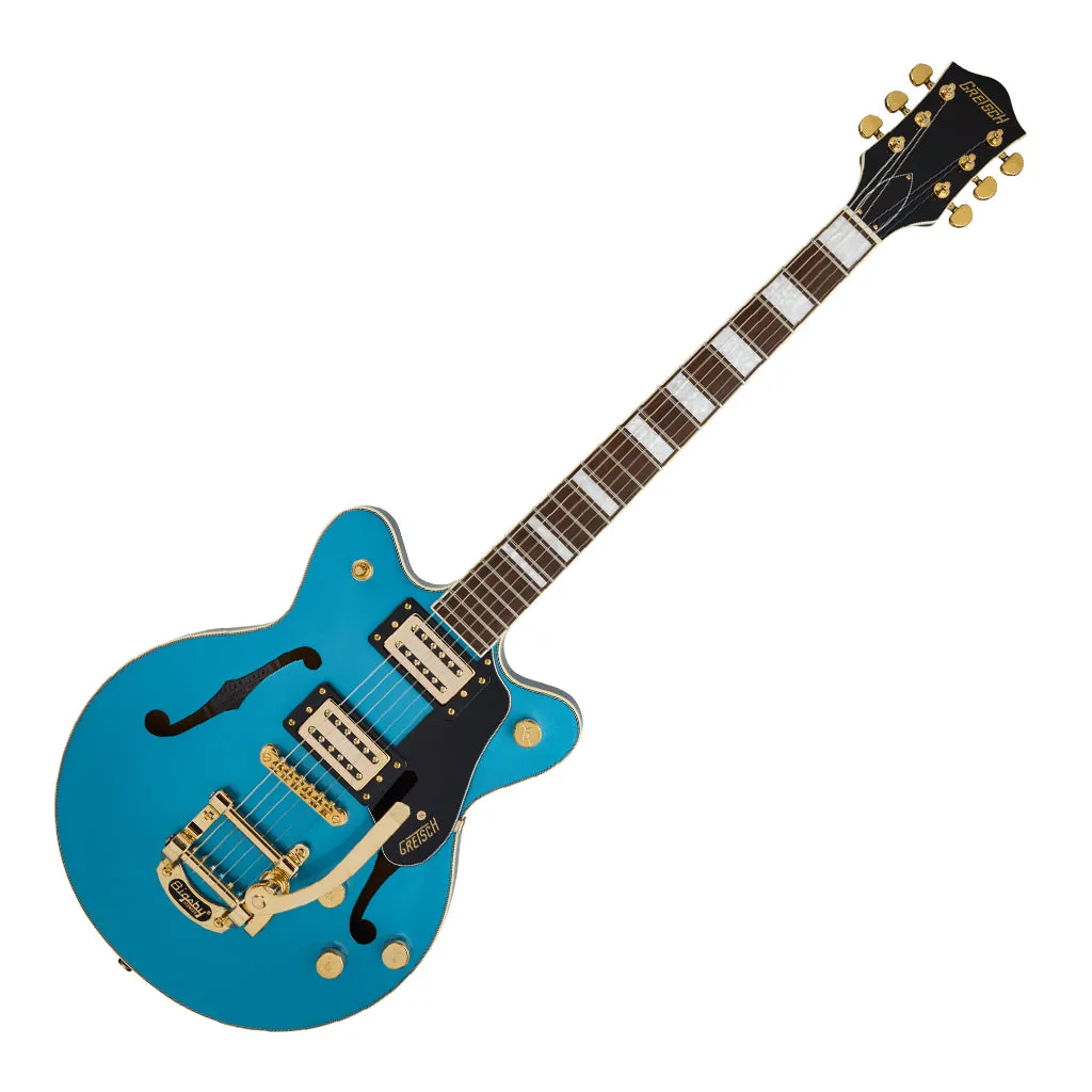 Gretsch Limited Edition G2655TG Streamliner Centre-Block Jr Doublecut with Bigsby Electric Guitar Laurel Fingerboard Riviera Blue