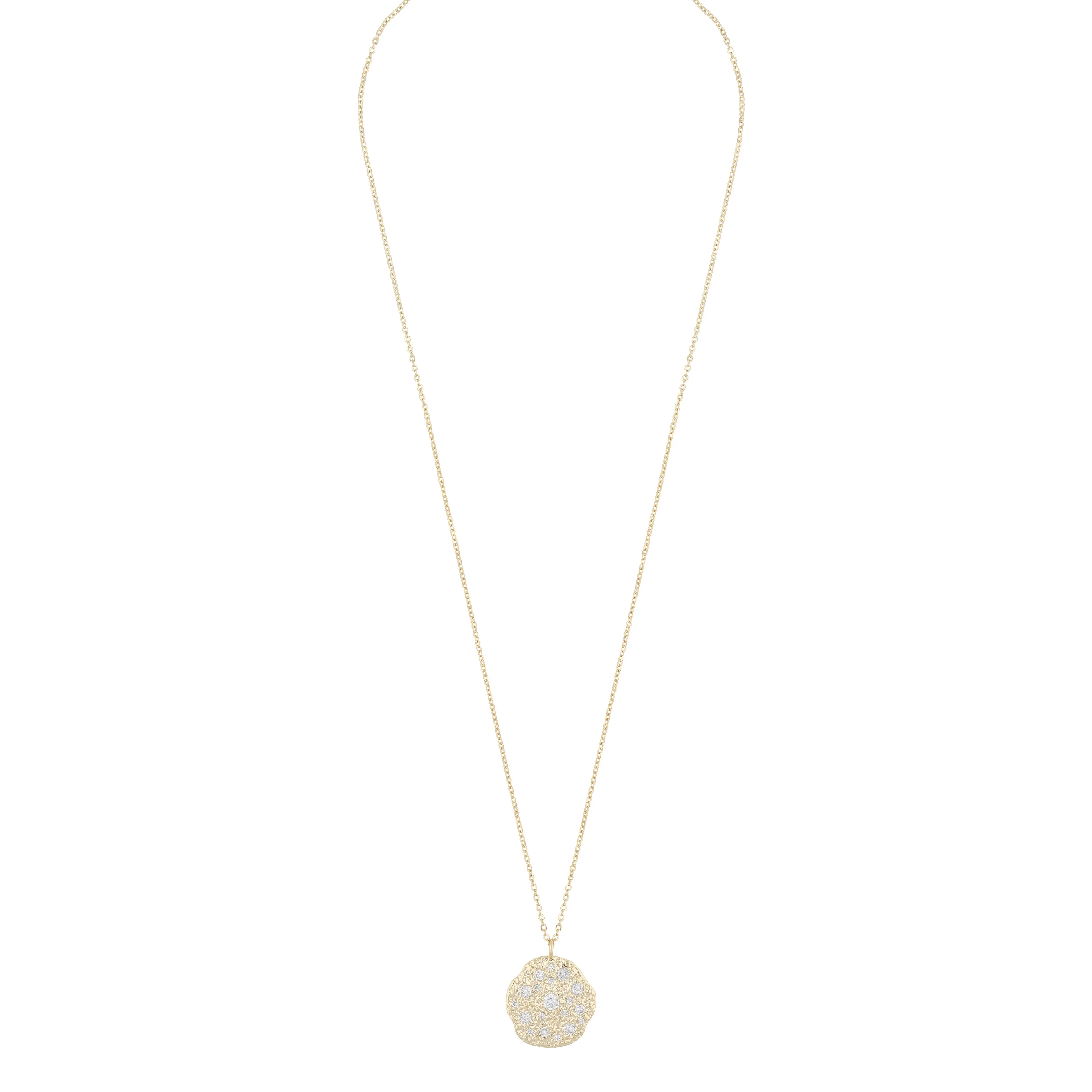 Helsinki Organic Pendant Necklace | Gold Plated