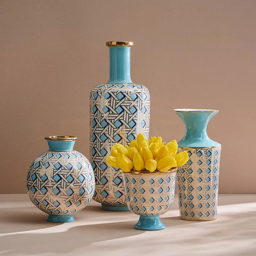 Jonathan Adler | Basketweave Tall Vase