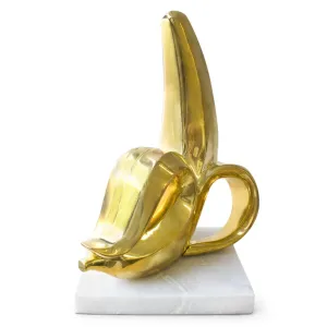 Jonathan Adler | Brass Banana W: 10.5 in D: 5.5 in H: 12.5 in