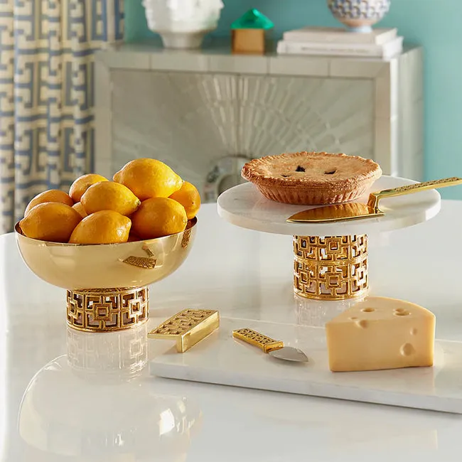 Jonathan Adler | Brass Nixon Centerpiece Bowl - Gold