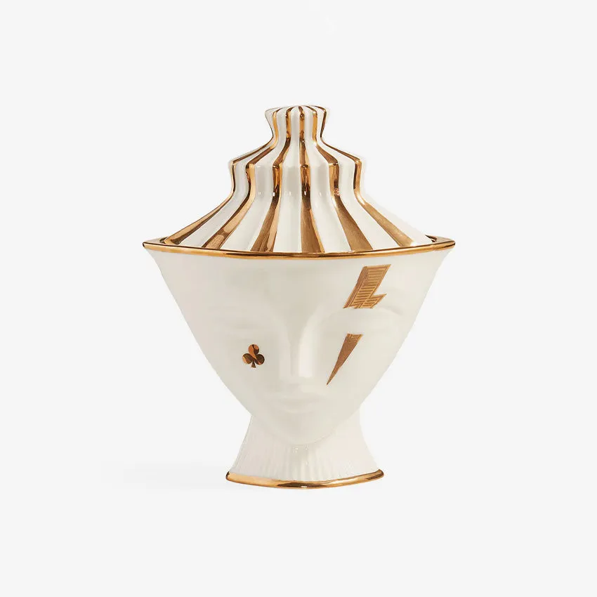Jonathan Adler | Gilded Muse Giuliette Box White - Gold