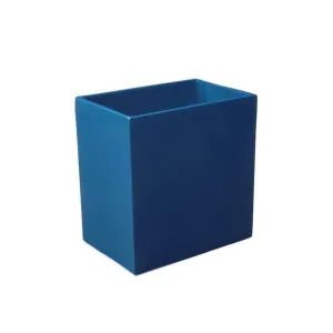 Jonathan Adler | Lacquer Wastebasket-Navy