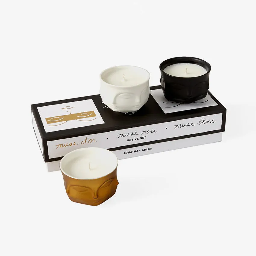 Jonathan Adler | Muse Votive Candle - Set Of 3