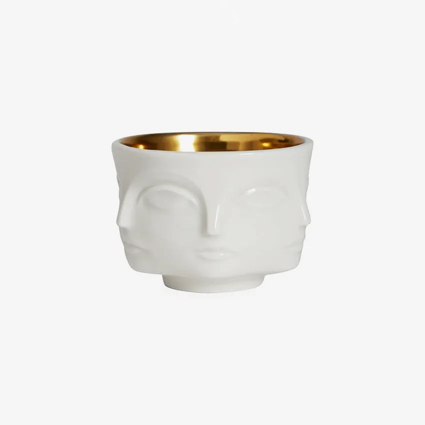 Jonathan Adler | Muse Votive Holder White / Gold
