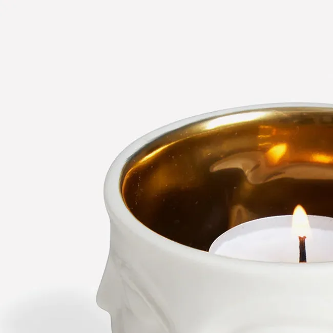 Jonathan Adler | Muse Votive Holder White / Gold