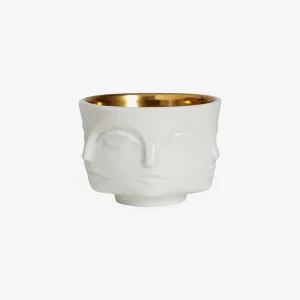 Jonathan Adler | Muse Votive Holder White / Gold