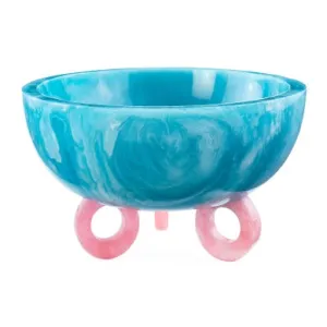 Jonathan Adler | Mustique Disc Bowl Turquoise/Pink