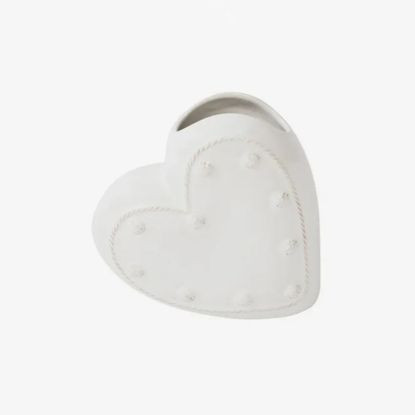 Juliska | Berry & Thread Heart Vase - Whitewash