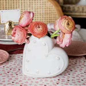 Juliska | Berry & Thread Heart Vase - Whitewash