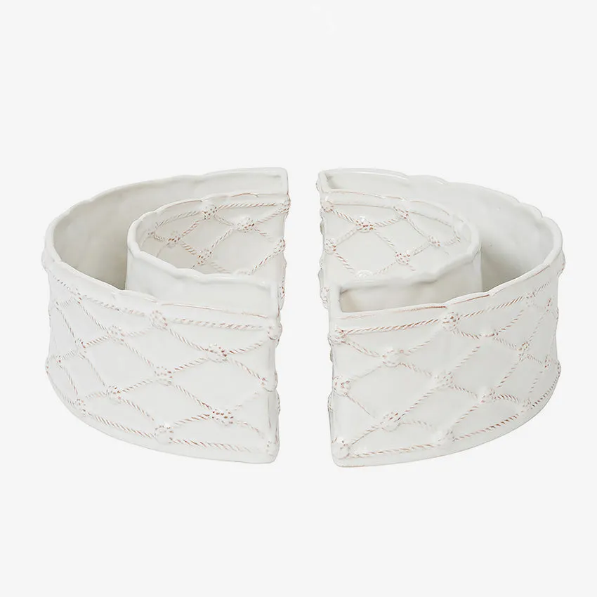 Juliska | Berry & Thread Petite Parterre Garden Half Circle Vase - Set of 2