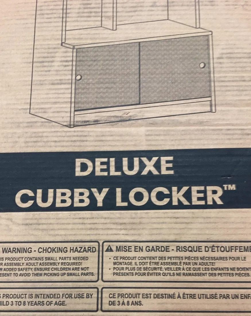 Little Partners Learn 'N Store Deluxe Cubby, Premium Ivory