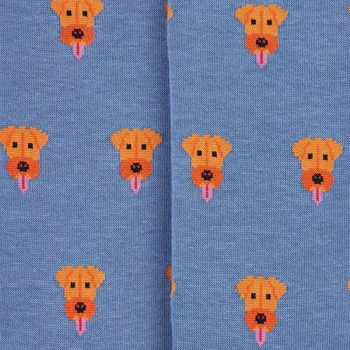 Men's Dog Socks | Blue
