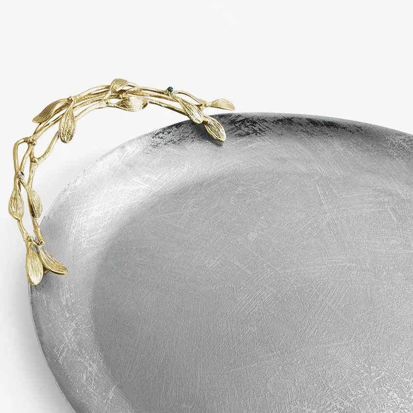 Michael Aram | Mistletoe Oval Tray
