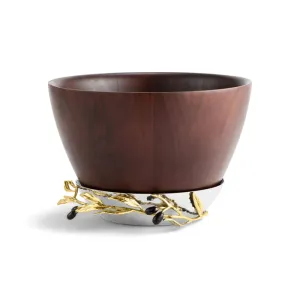 Michael Aram | Olive Branch Wood Bowl