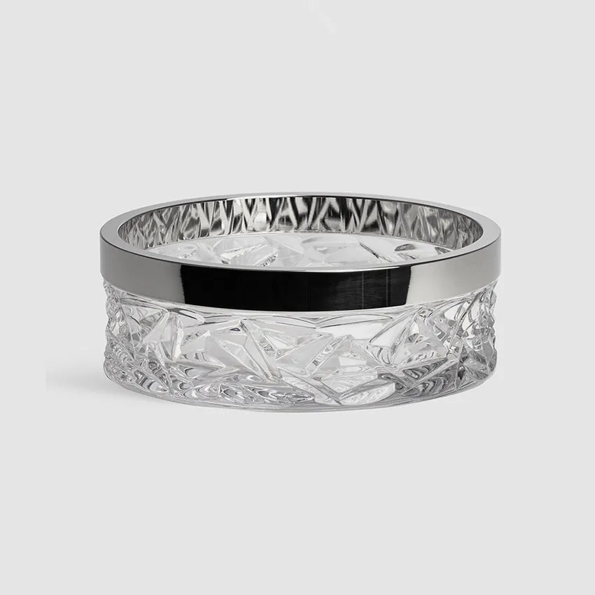 Orrefors | Carat Bowl Silverrim