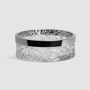 Orrefors | Carat Bowl Silverrim