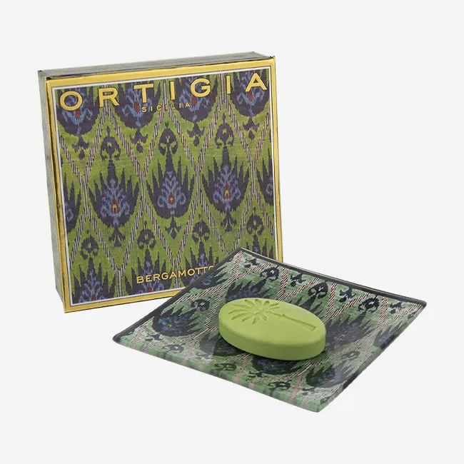 Ortigia | Bergamot Glass Plate & Soap