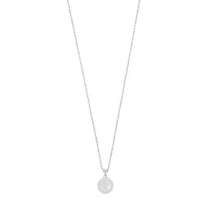 Seine Stone Pendant Necklace | Silver Plated with Cubic Zirconia