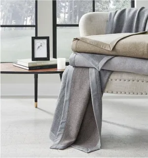 Sferra | Nerino - Full/Queen Blanket 100X94 Cashew/Ivory