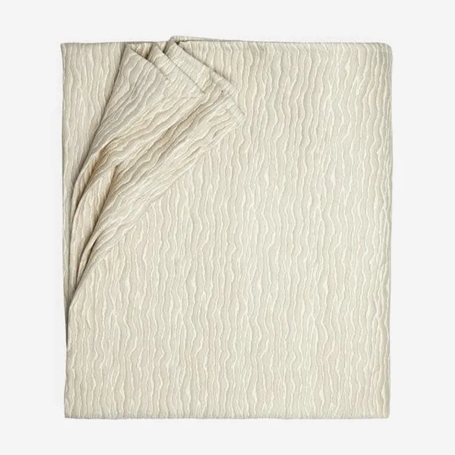 Sferra | Ondate Blanket Cover - King - Dark Khaki