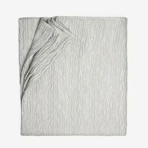 Sferra | Ondate Blanket Cover - King - Titanium