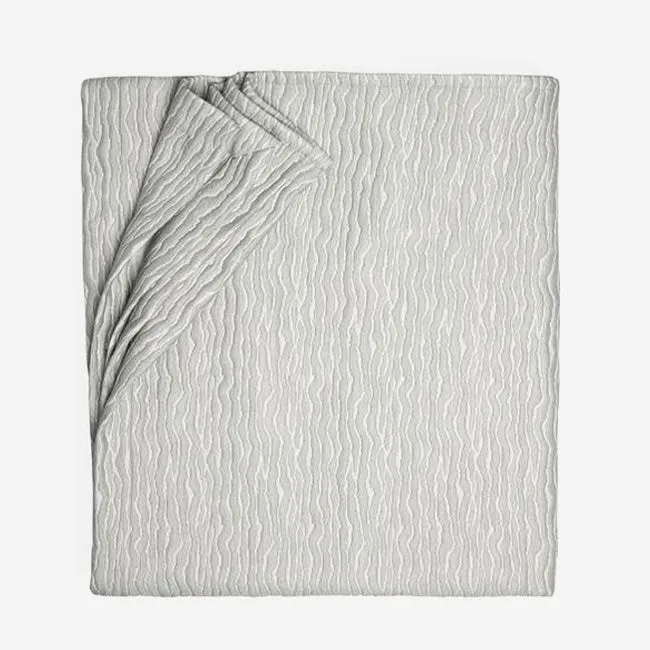 Sferra | Ondate Blanket Cover - King - Titanium