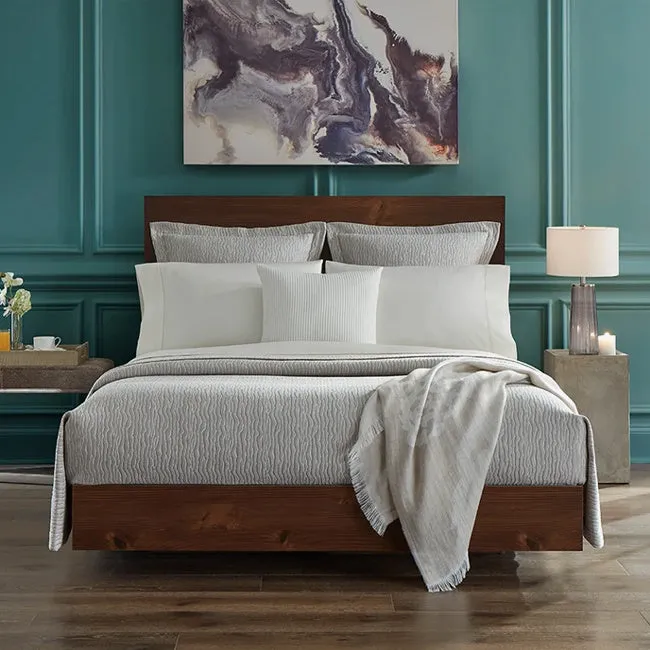 Sferra | Ondate King Sham 21X36 Titanium