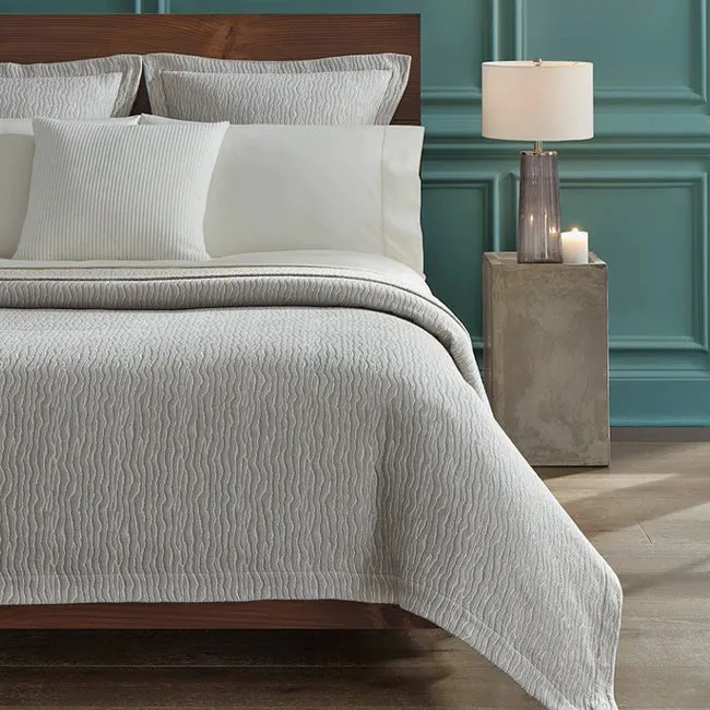 Sferra | Ondate King Sham 21X36 Titanium