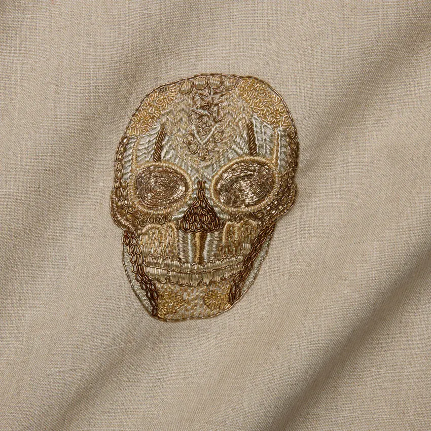 Sferra | Skull Decorative Pillow