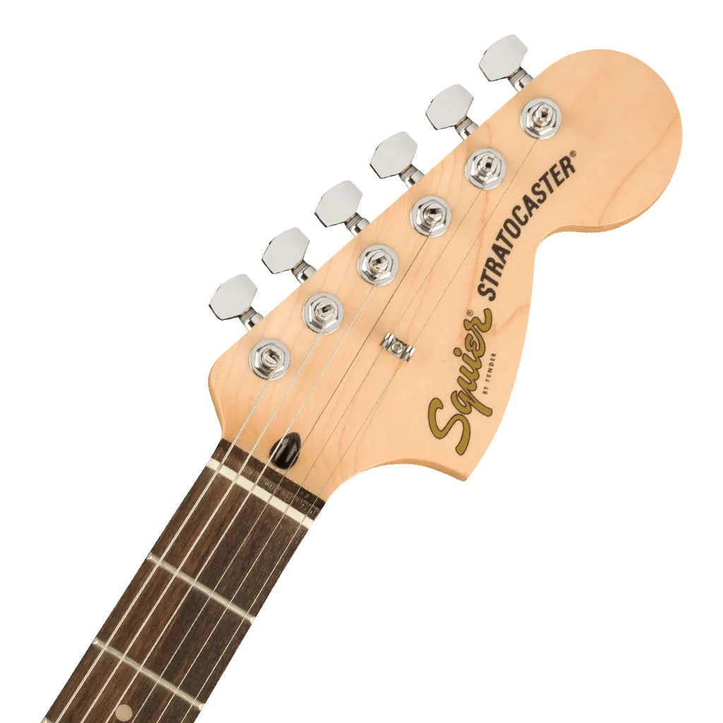 Squier FSR Affinity Series Stratocaster HSS, Laurel Fingerboard, White Pickguard, Natural
