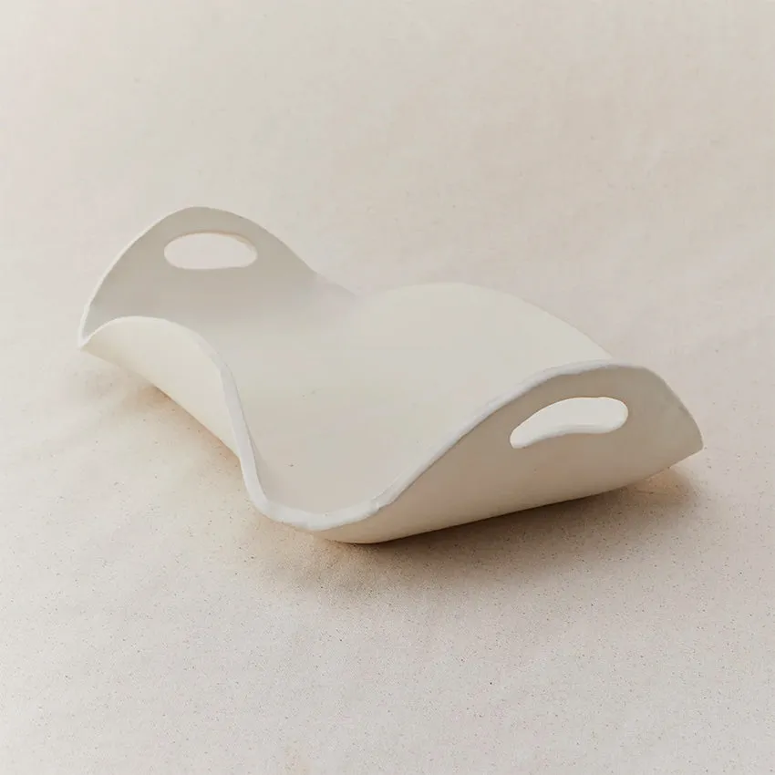Style Union Home | Patricia Platter - Large - Blanc
