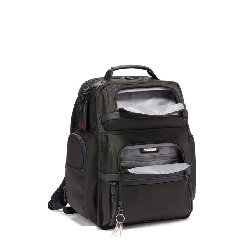 TUMI Alpha Brief Pack Black Ballistic