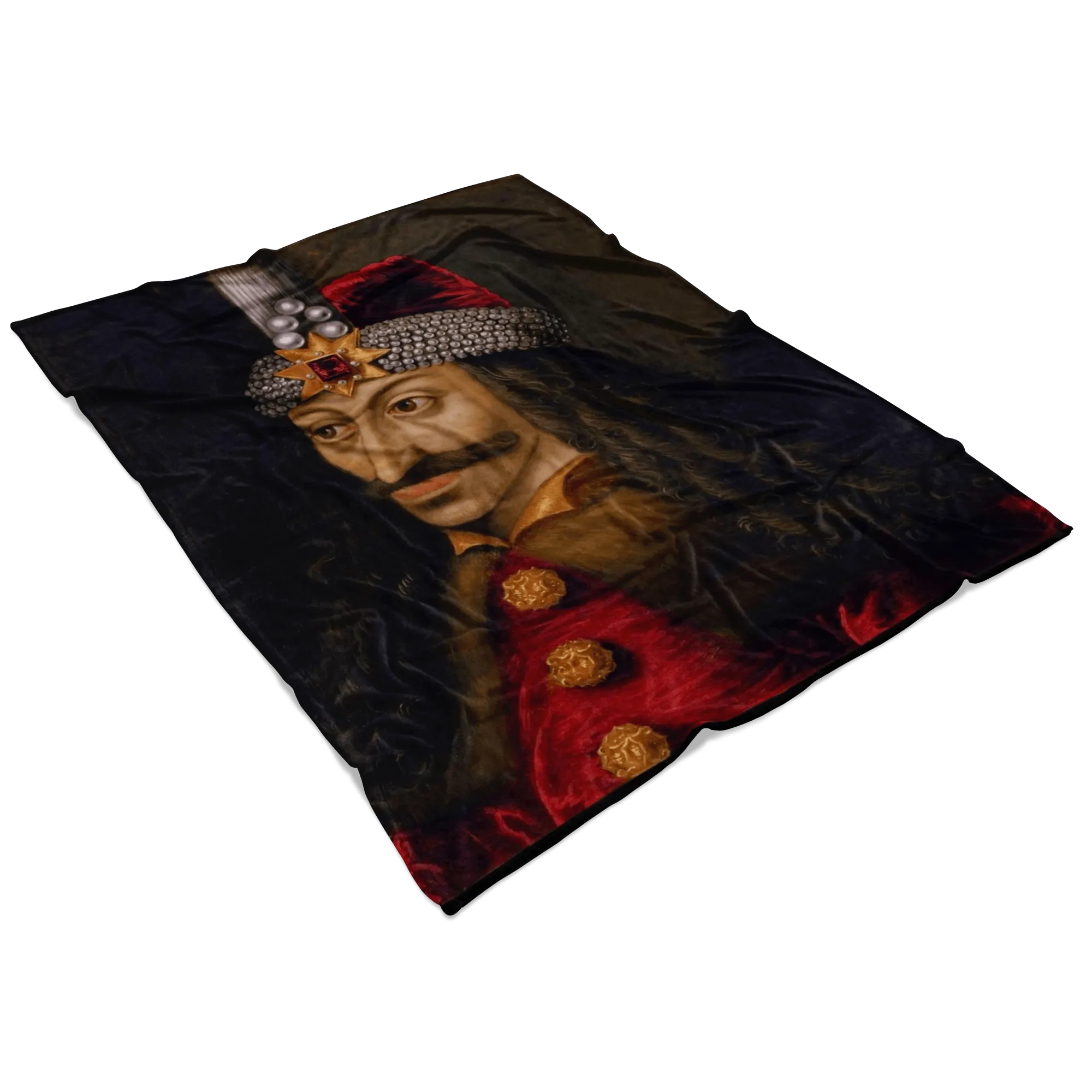 Vlad Tepes Dracula Painting Fleece Blanket