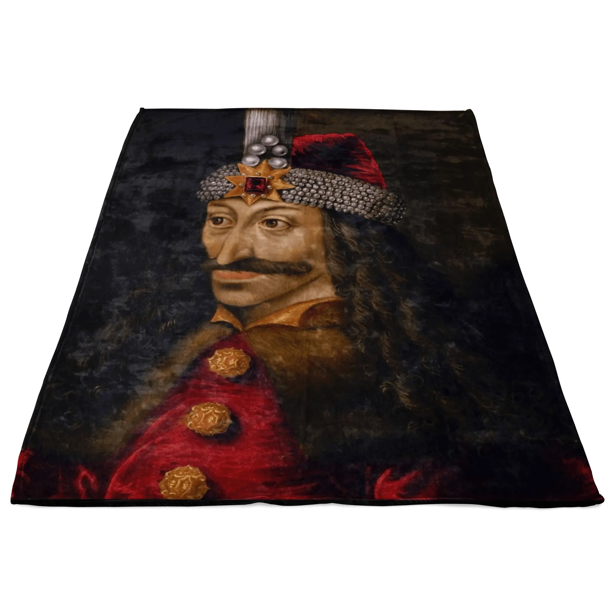 Vlad Tepes Dracula Painting Fleece Blanket
